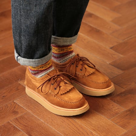 Blucher Rocker with Kiltie FO G Brown