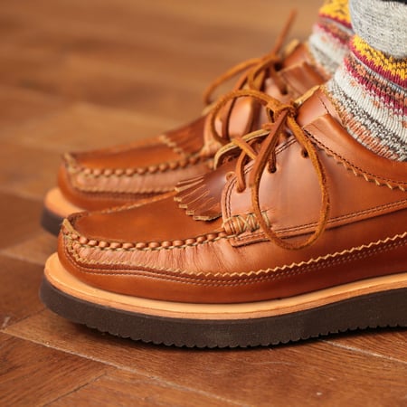 Blucher DB with Kiltie in Whisky Color