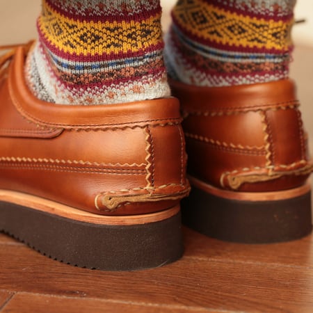 Blucher DB with Kiltie in Whisky Color