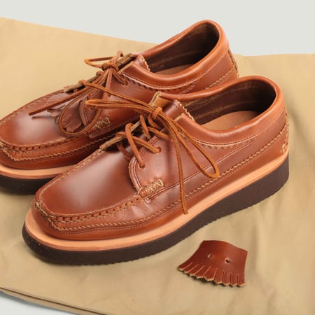 Blucher DB with Kiltie in Whisky Color