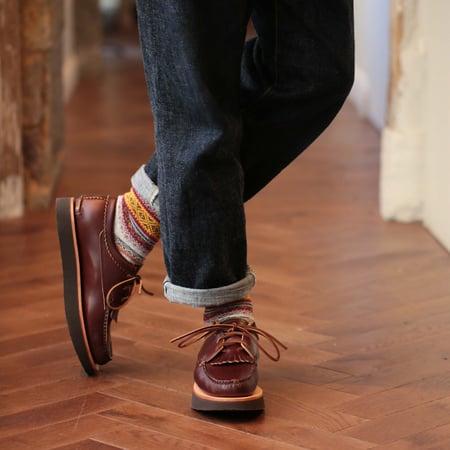 Blucher Rocker with Kiltie G Brown
