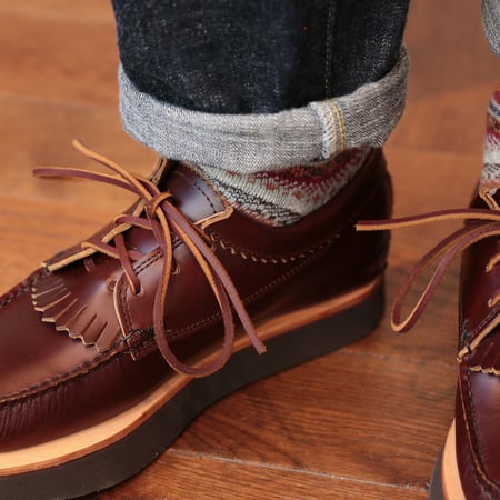 Blucher Rocker with Kiltie G Brown