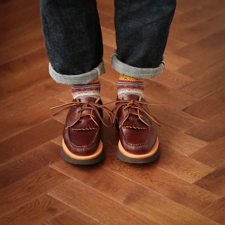 Blucher Rocker with Kiltie G Brown