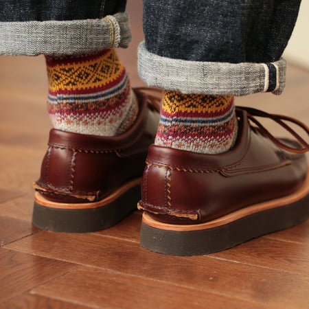 Blucher Rocker with Kiltie G Brown