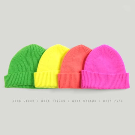 Barra Hat Neon Yellow Beanie