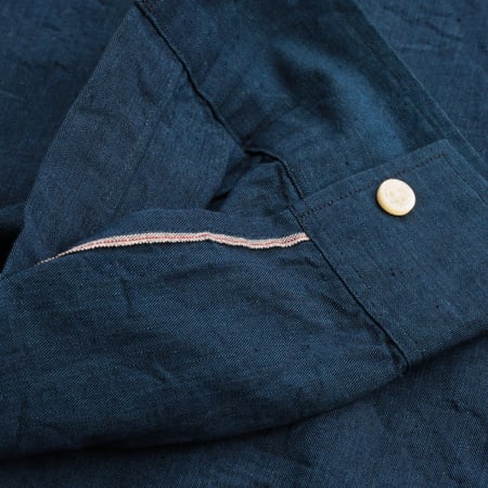 JAPAN BLUE / Buono Shirt 5oz Deep Indigo Selvedge Chambray