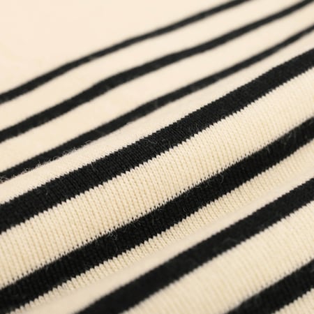 Ecru/Navy Striped Sailor Sweater