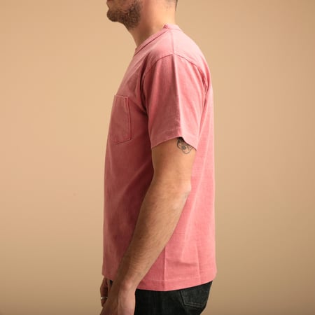 "SURE MFG" 7.5oz Pocket S/S Tee Sweet Chili