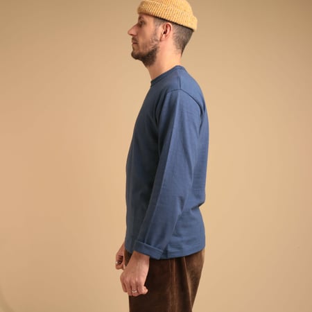 Lot 5906 Long Sleeve No Print T-Shirt Navy