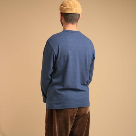 Lot 5906 Long Sleeve No Print T-Shirt Navy