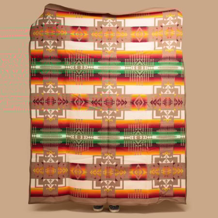 Large Chief Joseph Blanket in Khaki