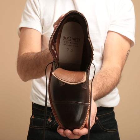 Brown Chromexcel Cap-Toe Lakeshore Boot