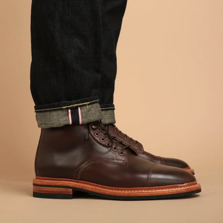 Cap-Toe Lakeshore Boot Brown Chromexcel