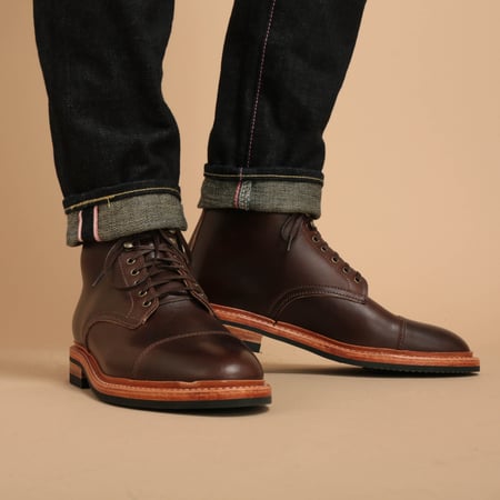 Brown Chromexcel Cap-Toe Lakeshore Boot