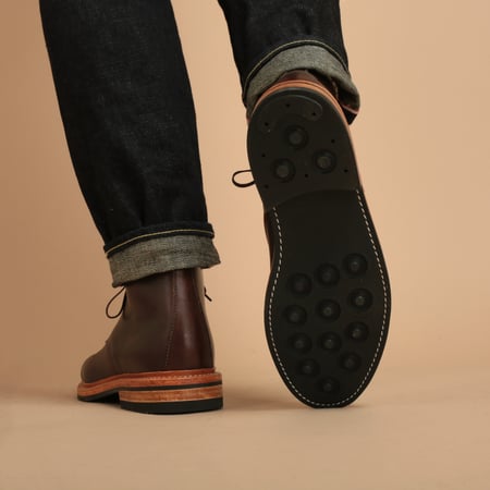 Brown Chromexcel Cap-Toe Lakeshore Boot