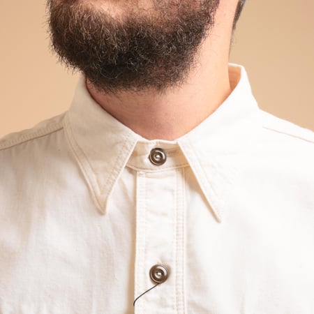 5oz Chambray Work Shirt Natural