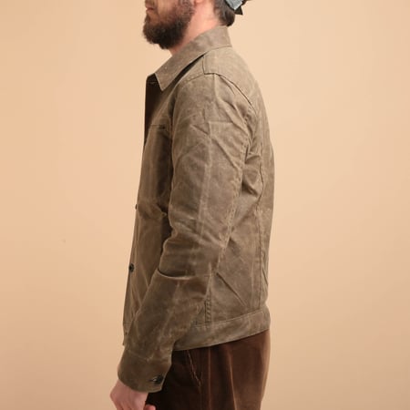 Ridgeline Supply Jacket Brown Waxed Canvas