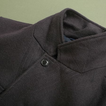 Wool Alligator Jacket Navy