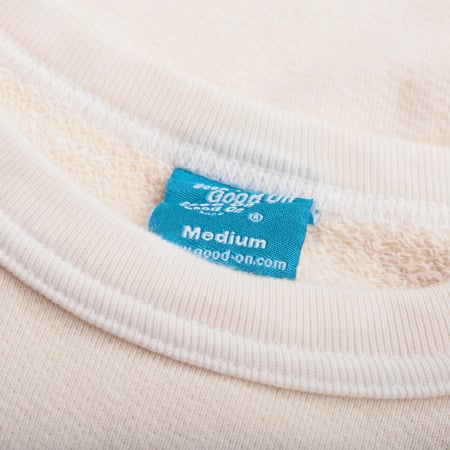 Raglan Crewneck Sweatshirt P-Natural