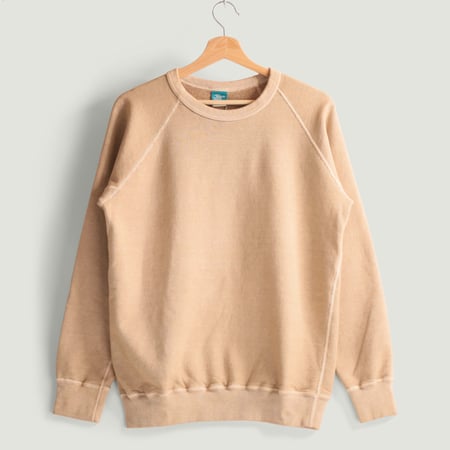 Raglan Crewneck Sweatshirt P-Latte