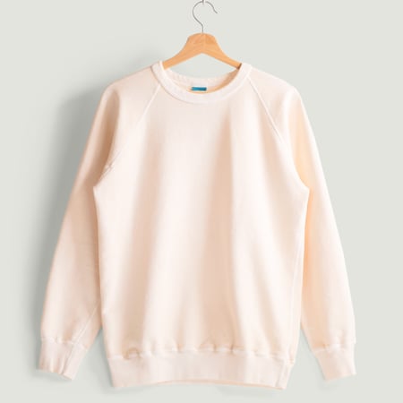 Raglan Crewneck Sweatshirt P-Natural