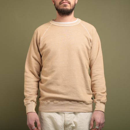 Raglan Crewneck Sweatshirt P-Latte