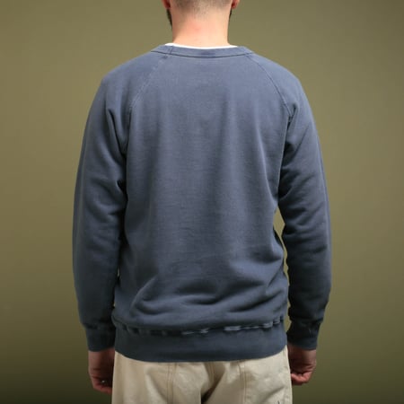 Raglan Crewneck Sweatshirt P-Navy