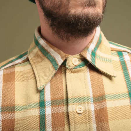 Lot 3104 Flannel Shirt Beige