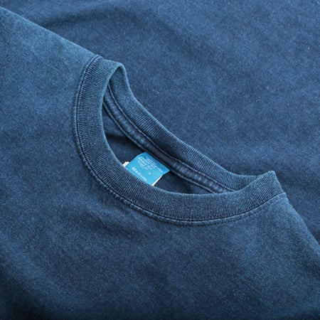 L/S Pocket Tee Indigo Shave