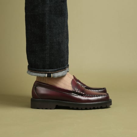 Weejuns 90s Larson Penny Loafers Wine