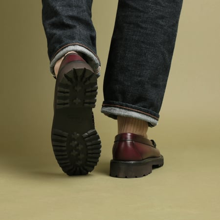 Weejuns 90s Larson Penny Loafers Wine