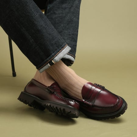 Weejuns 90s Larson Penny Loafers Wine