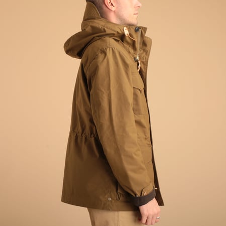 Dark Tan Rain Weekender Coat