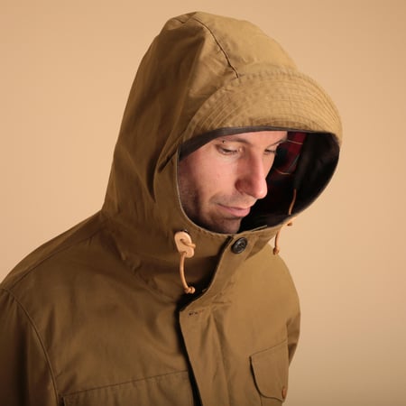 Dark Tan Rain Weekender Coat