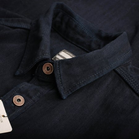 Indigo Herringbone Workshirt