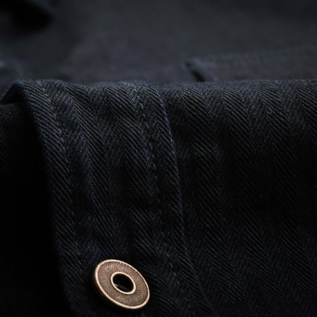 Indigo Herringbone Workshirt