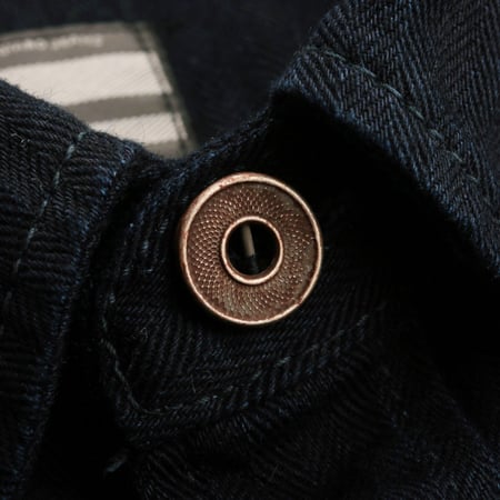 Indigo Herringbone Workshirt