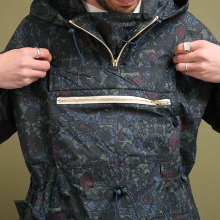Eurosports Nylon Ripstop Batik Print Anorak
