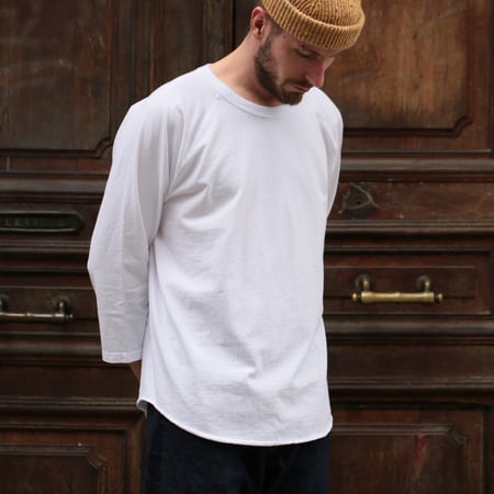 Baseball Tee White