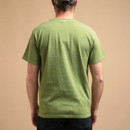 Short Sleeve Crew T-Shirt in Matcha Color