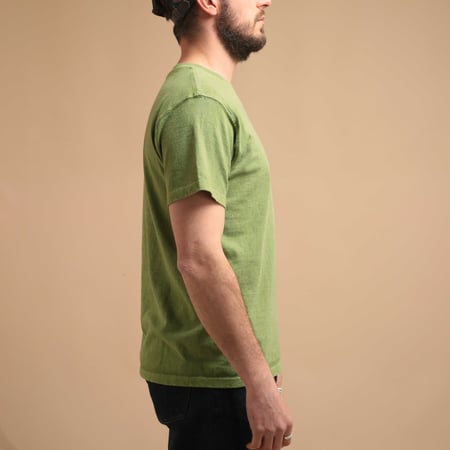 Short Sleeve Crew T-Shirt in Matcha Color