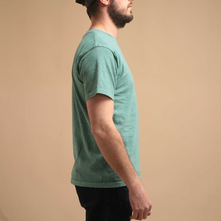 Short Sleeve Crew T-Shirt in Smokey Green