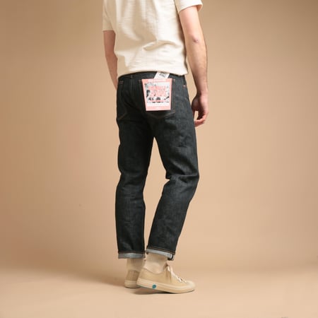 "NO COMPLY" Slim 13.5oz Indigo Selvedge Denim
