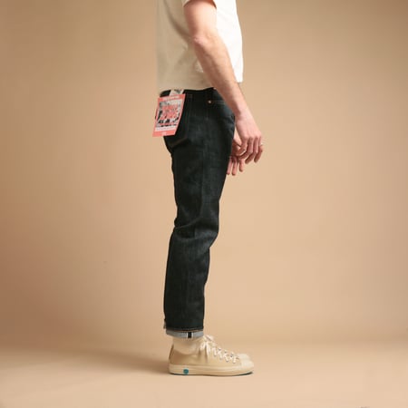 "NO COMPLY" Slim 13.5oz Indigo Selvedge Denim