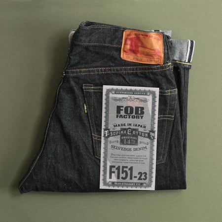 F151-23 XX 5P Supima Cotton Selvedge Denim