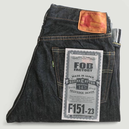 F151-23 XX 5P Supima Cotton Selvedge Denim