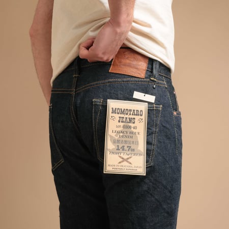 0306-40 Tight Tapered 14.7oz Legacy Blue Denim