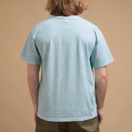 Short Sleeve Henley Tee in Soda Pink