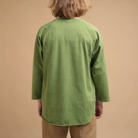 Baseball Tee Matcha Green