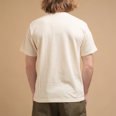 Short Sleeve Pocket T-Shirt Organic Natural